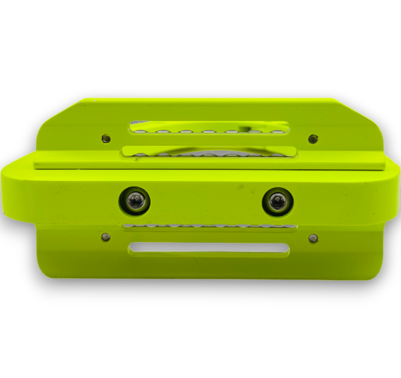 Equisafety Caballus Safety Stirrups - Double Arm Action & 5 degree inclination - Hi Vis Yellow