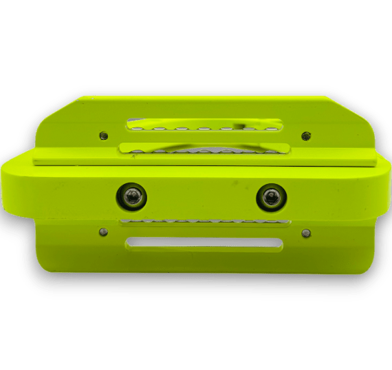 Equisafety Caballus Safety Stirrups with Double Arm Action - Hi Vis Yellow - Equisafety