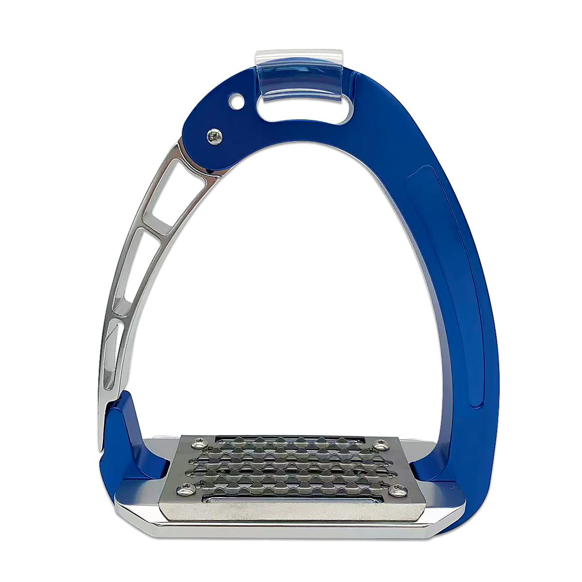 Equisafety Caballus Safety Stirrups with Single Arm Action - HI - VIS YELLOW - Equisafety