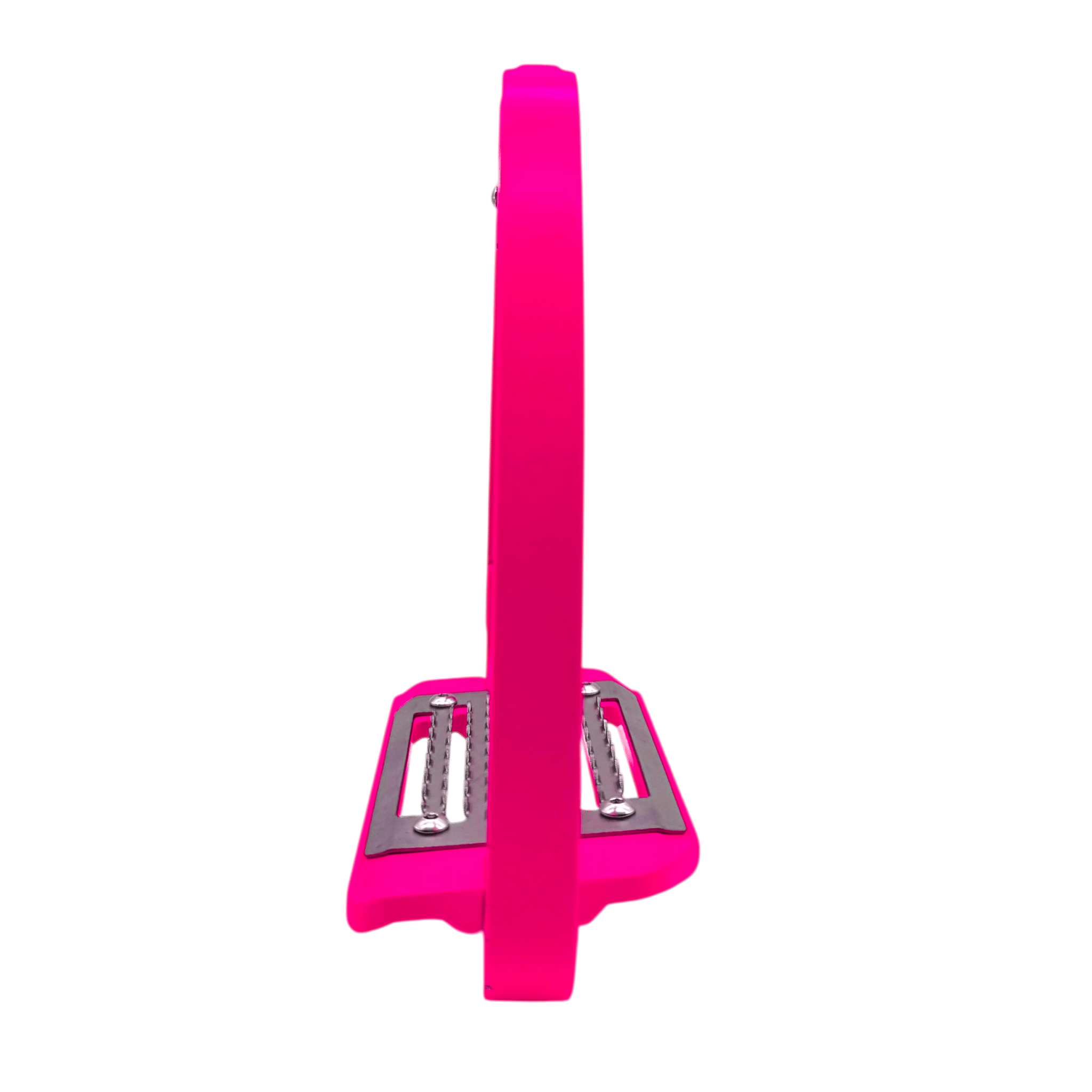 Equisafety Caballus Safety Stirrups with Single Arm Action - HI - VIS YELLOW - Equisafety