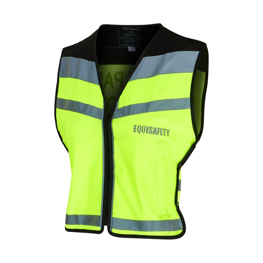 Equisafety Reflective Hi Vis Waistcoat Yellow - CYH - Equisafety