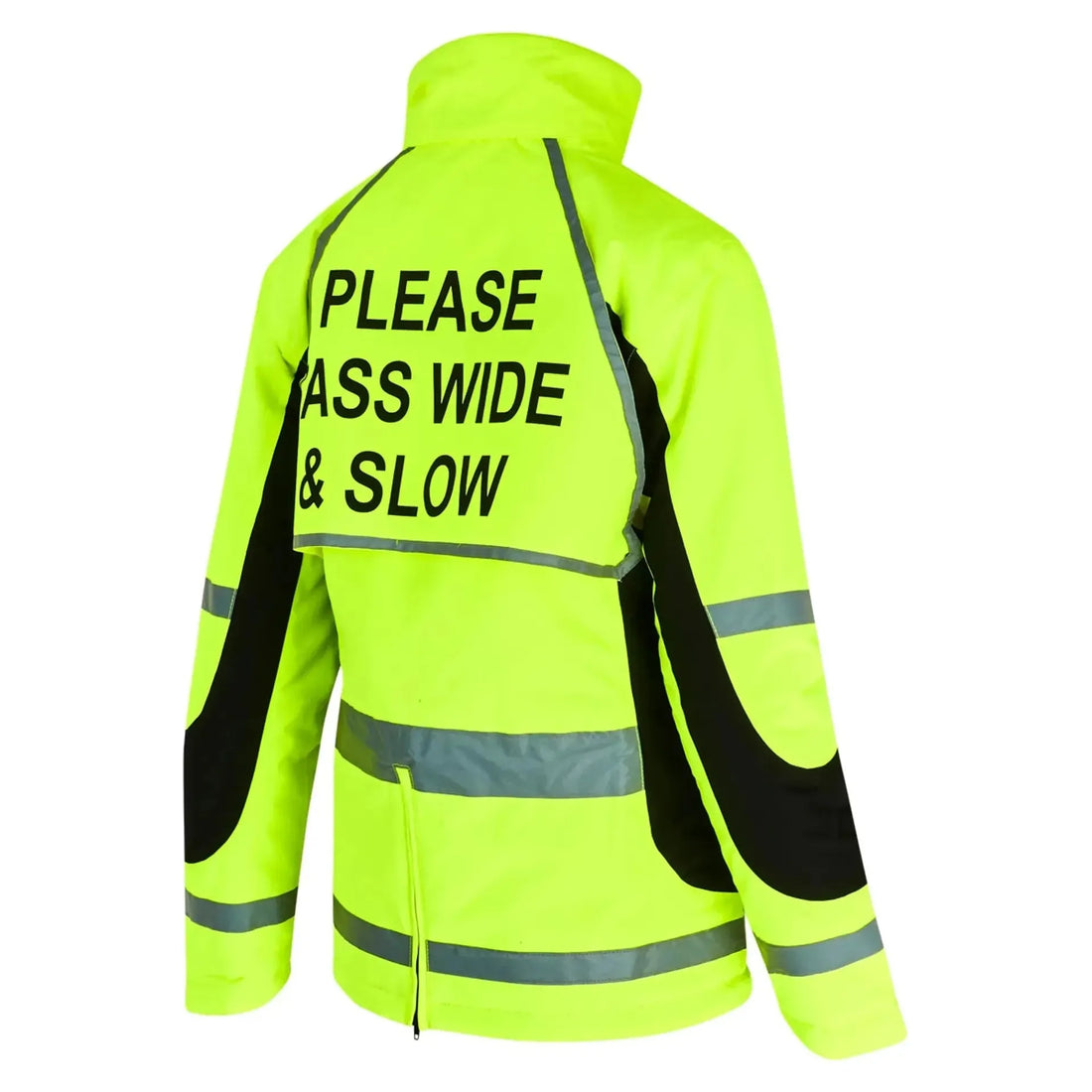 Equisafety Hi Vis Winter Inverno Equestrian Riding Jacket - Yellow - Equisafety