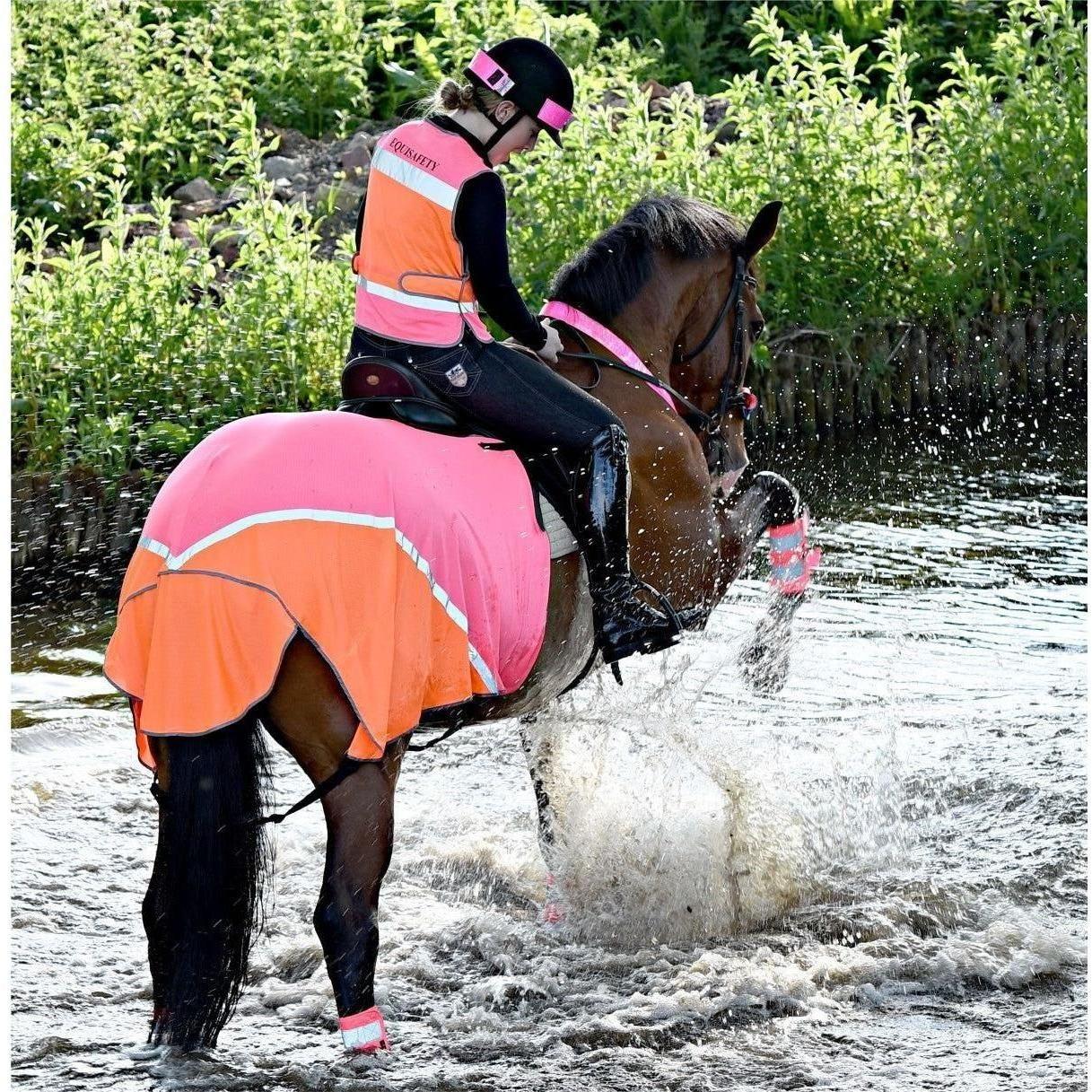 Equisafety Multi Colour Hi Vis Waistcoat - P/O - Equisafety