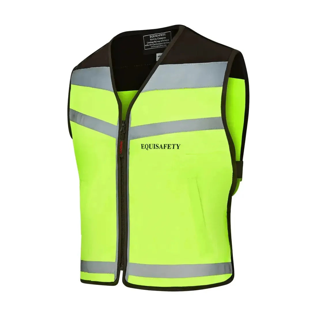 Equisafety Reflective Air Waistcoat Yellow - Plain Back - Equisafety