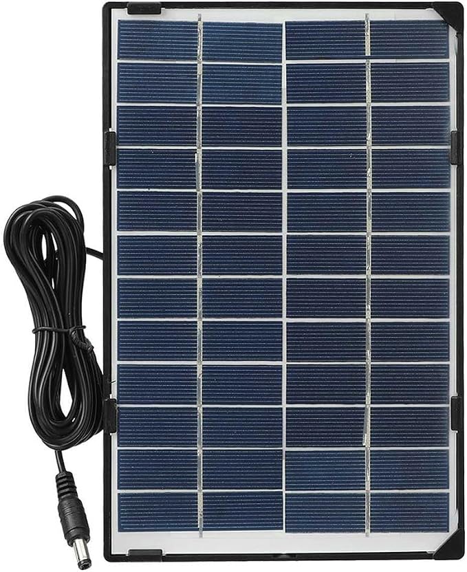 Solar panel for stable fan