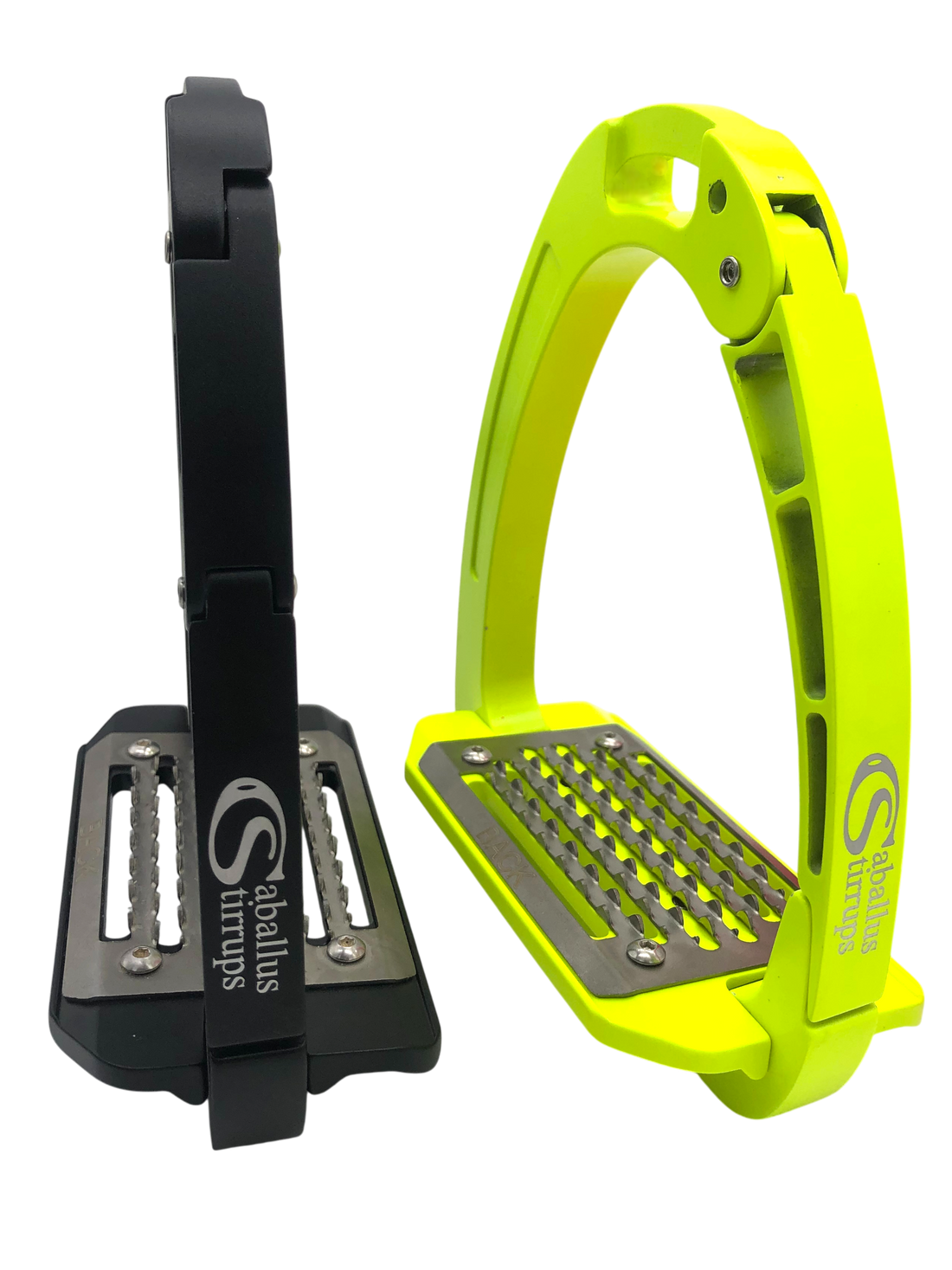 Equisafety Caballus Safety Stirrups - Single Arm Action & 5 degree inclination - Rose Gold